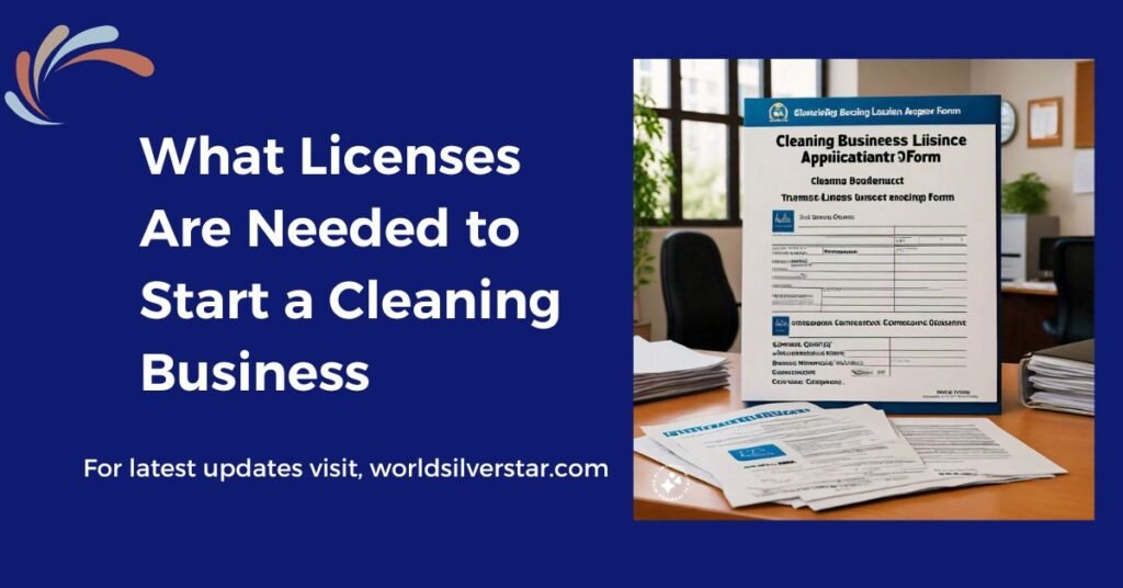 what licenses are needed to start a cleaning business