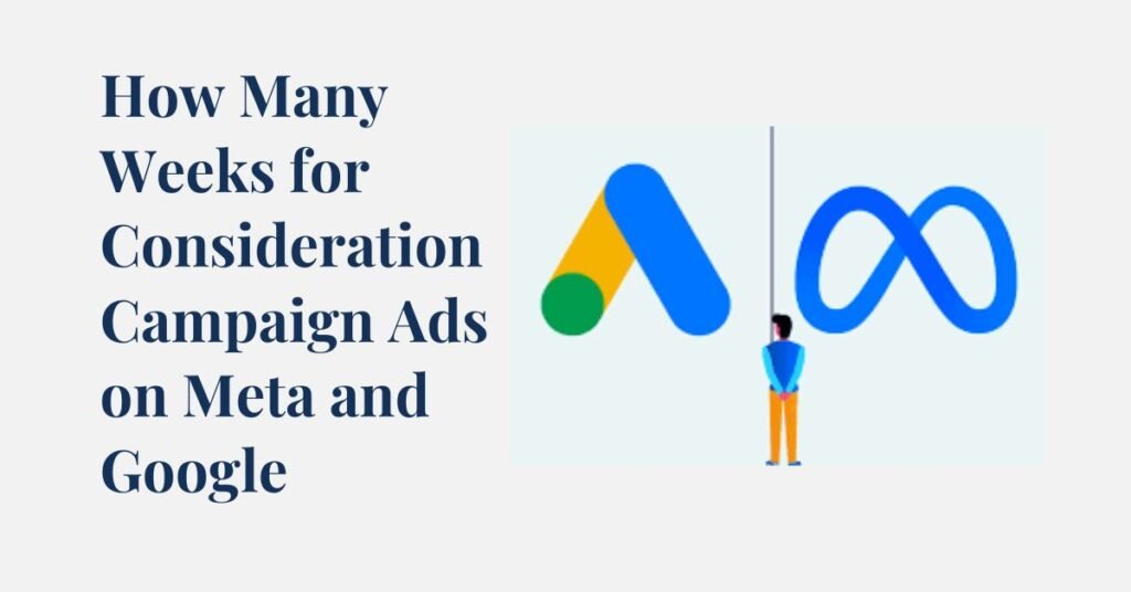 How Many Weeks for Consideration Campaign Ads on Meta and Google