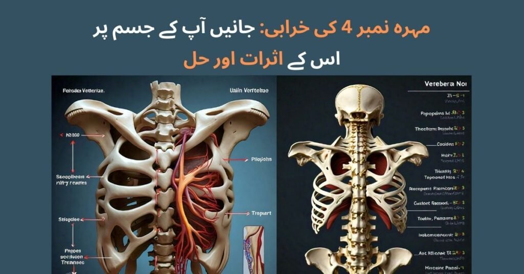 مہرہ نمبر 4 کی خرابی: جانیں آپ کے جسم پر اس کے اثرات اور حل