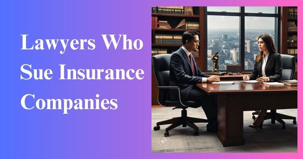 Lawyers Who Sue Insurance Companies A Comprehensive Guide